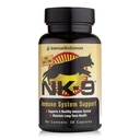 American BioSciences NK- 9, AHCC supplement til hunde og katte - Kosttilskud til support immunsystem - Lavet til PET immunforsvar - 30 kapsler, 250 mg / kapsel