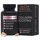 Bella Vérité Daily Collagen Supplement for kvinder & mænd - Væsentlige vitaminer til en ungdommelig, strålende kompleks & samlet sundhed - Support glødende & glat hud, Reducere Wrinkles & tørhed (60 kapsler)