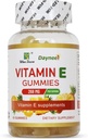 E-vitamin Gummies 268mg, lækker, Vegansk, ikke-GMO, Adult Gummy Supplements, Immunitet, Hud & Øjenstøtte, 60 Greve