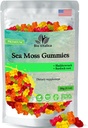 Sea Moss Gummies - Irsk hav Moss rå Organic, Bladderwrack, Burdock Root. Indeholder Sea Moss Gel og Powder. Superfood til Vegan, Keto og Dr. Sebi Diet. Immunboosting (1, Original)