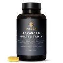 Inessa Metyleret Multivitamin til mænd og kvinder - Avancerede naturlige Daglige Herre Multivitaminer med CoQ10 100mg, Vitamin D3, K2, A, B Complex Vitamin, Folinsyre & Zink - 60 Vegan tabletter
