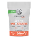 Sunwarrior HMB + Creatinine Monohydrat Powder Mikroniseret PreWorkout Leucin Inddrivelse Supplement for mænd & kvinder 240g Pouch