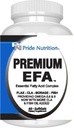 Pride Nutrition Premium EFA Omega 3-6-9 Supplement til mænd og kvinder 5 i 1 - EPA, DHA, GLA, ALA & CLA essentielle fedtsyrer med Fish Oil - Softgel piller