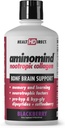 SUNDHEDSDIRECT - AminoMind - Nootrop Collagen Supplement for Hjerne Sundhed og BDNF - Pro- Hyp & Hyp-Gly Dipeptider, Coffeeberry Antioxidanter - BlackBerry - 14 Fl Oz (28 Servere)