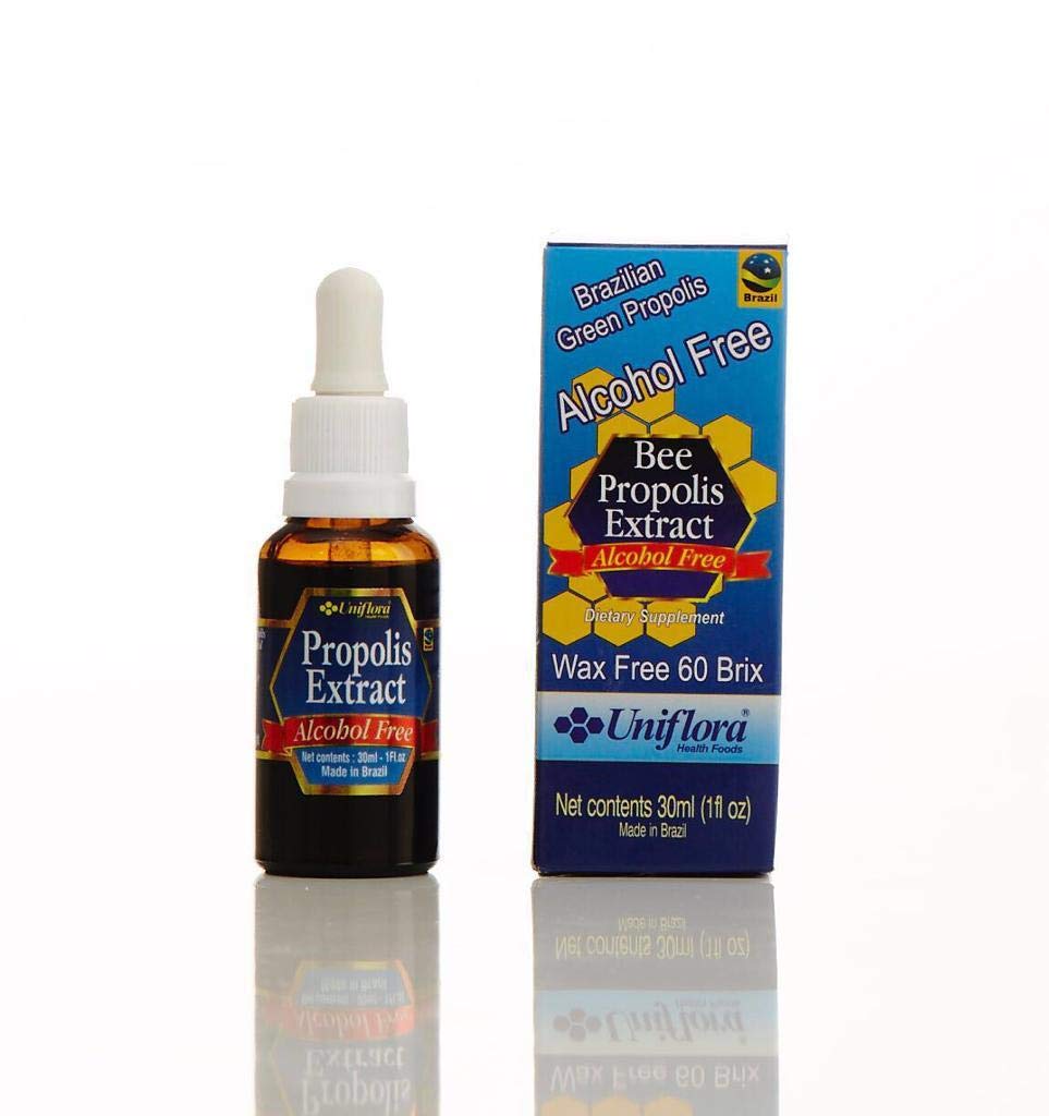 Uniflora Brasiliansk Green Bee Propolis Extract - Alkohol- Free, 60 Brix - High Artepillin C - immunforsvar 30ml