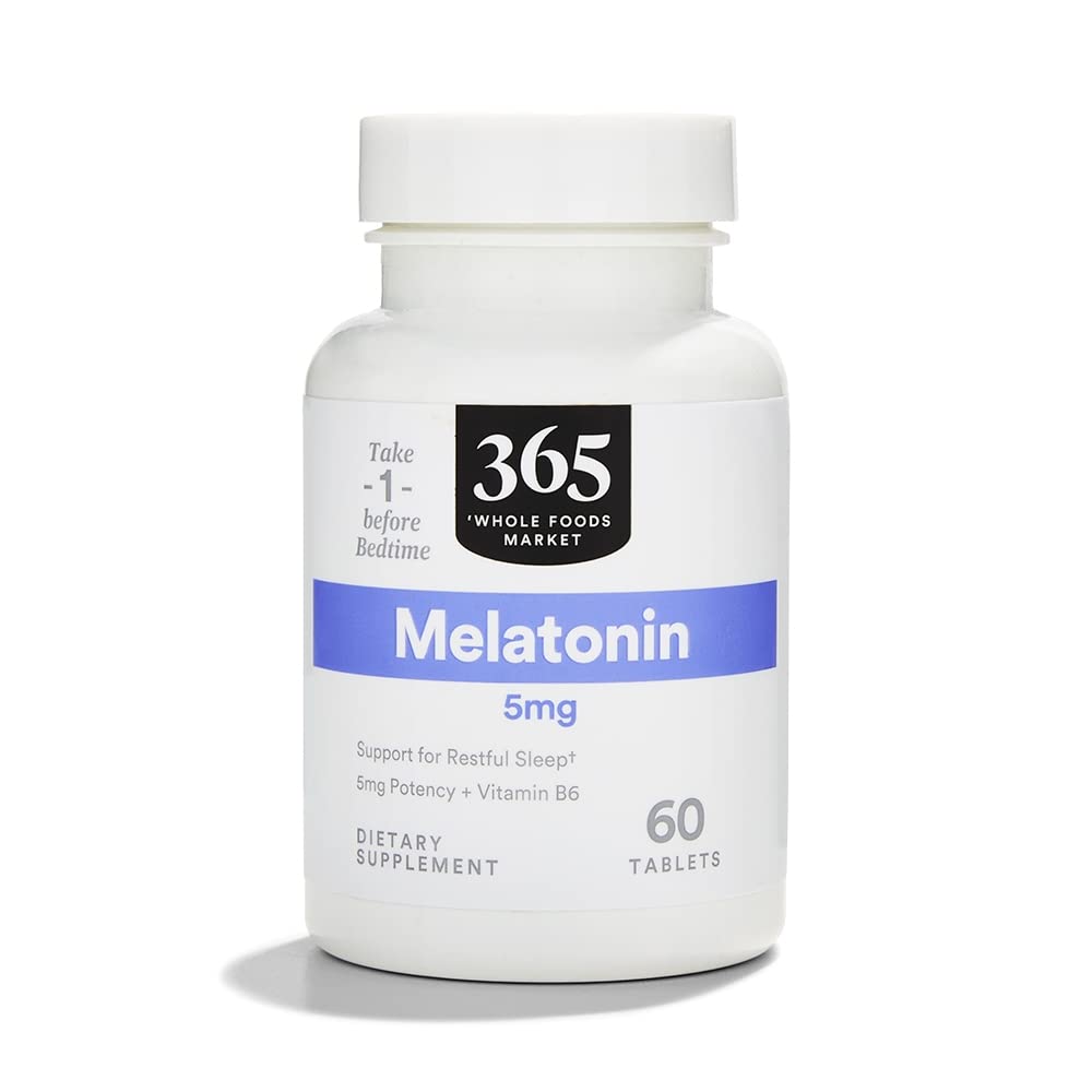 365 af Whole Foods Market, Melatonin 5mg, 60 Greve