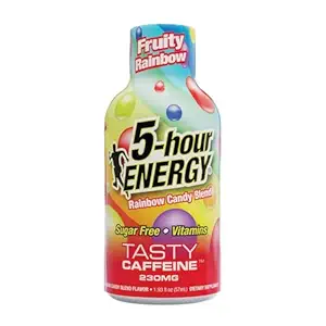 5-Hour Energy Extra Strength Shots Variety Pack, 18 Count (1.93 fl oz) - Extra Strength Tropical Burst, Hawaiian Breeze, Watermelon Flavors