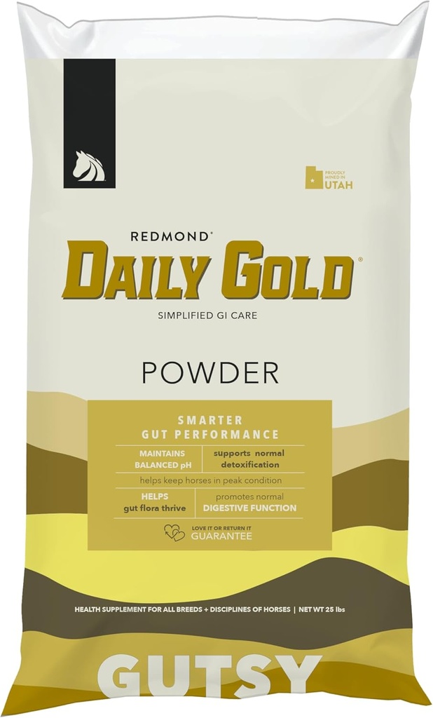 REDMOND Daglig Guld Stress Relief - Naturlig fordøjelse og ulcus supplement til heste