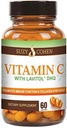 100% Natural Vitamin C fra Acerola Cherry med Lavitol DHQ Dihydroquercetin Plus 250 mg Citrus Bioflavonoider - Whole- Food Vitamin C, Ingen syntetisk ascorbinsyre og ingen tilsætningsstoffer - 250 mg, 60 kapsler