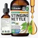 BIO KRAUTER Stinging Nettle Tinktur - Nettle Root Extract Liquid - Urinary Support - Urtica Dioica Natural Extract - Vegan, Sukker & Alkohol Free Drops 2 Fl.Oz.