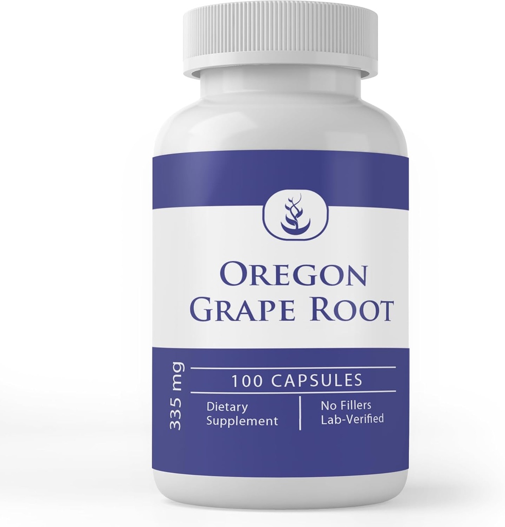Pure Original Ingredienser Oregon Grape Root, (100 kapsler) Altid Pure, Ingen tilsætningsstoffer eller Fillers, Lab Verified