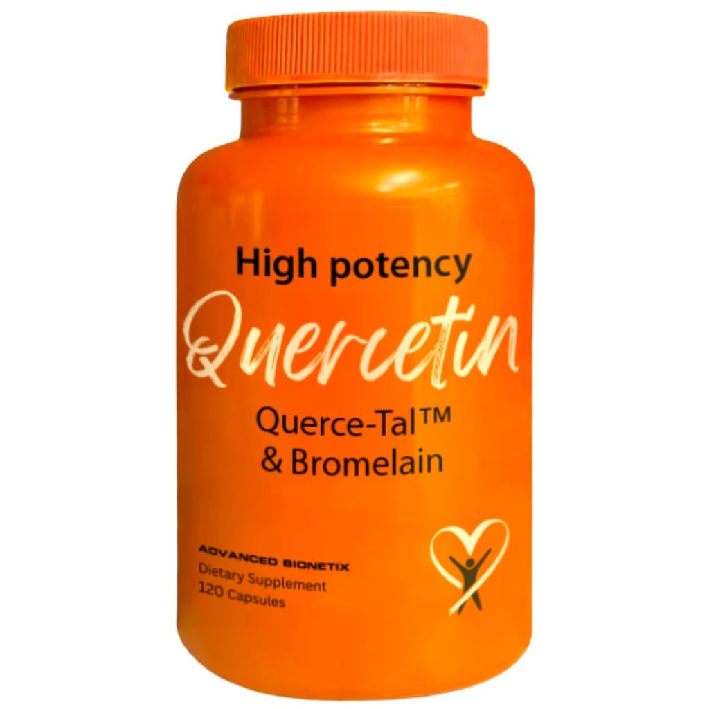 Querce- Tal ™ Quercetin + Bromelain 120 Veg Kapsler Understøtter Anti-oxidant, Flare op Events, Heart Immunation, Packaging May Vary