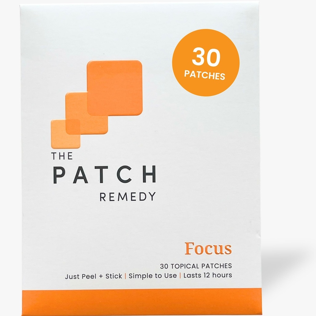Patch Remedy Focus Patch Note 124; Ginkgo Biloba, Acetyl- L- Carnitin, Bacopa, Magnesium L- Threonate, Green Tea Note 124; 30 Patches