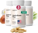 Nourised AndroEase Plus - Natural Balance Supplement for Kvinder - Vegansk Formel med Zink & Saw Palmetto - 180 kapsler til daglig wellness & Vitality - Made in USA