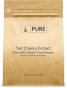 PURE ORIGINALSKE INGREDIENSER Tart Cherry Extract (1 LB) Non-GMO, Urtetilskud