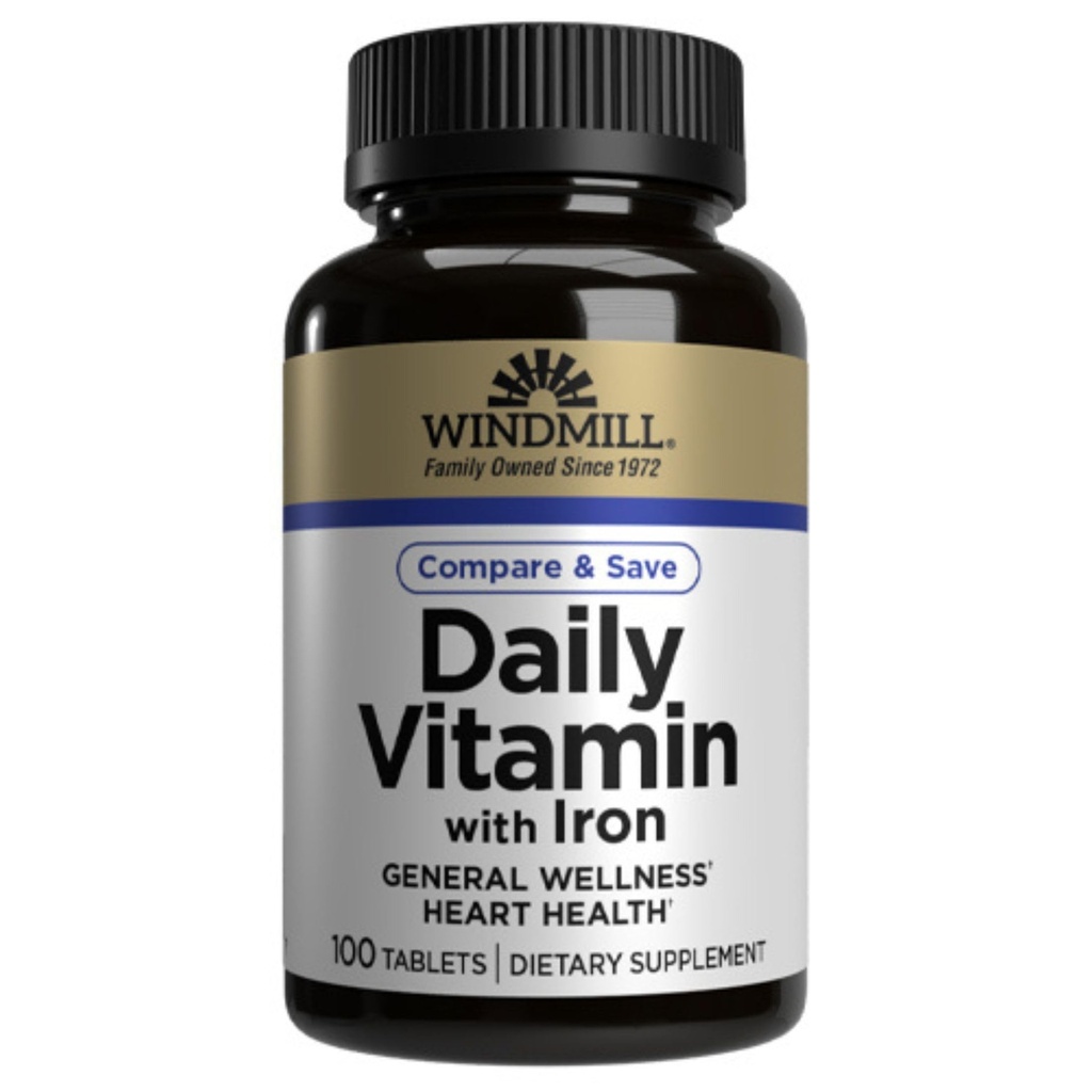 Windmill Daglig Vitamin med Jern og Beta- Caroten