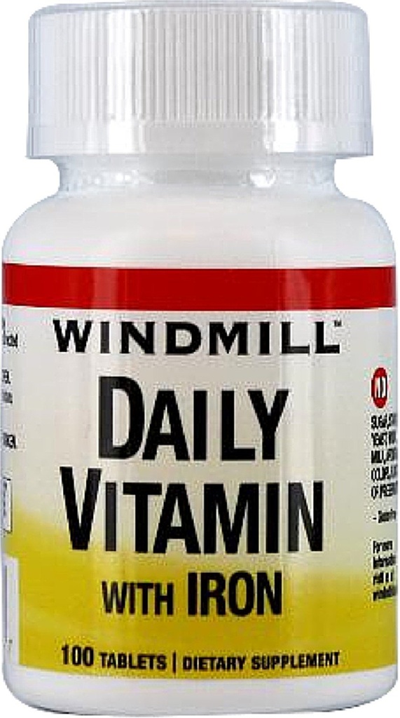 Windmill Daglig Vitamin med Jern og Beta- Caroten