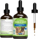 Pet Wellbeing Young at Heart for Dogs - Heart Health, Circulatory & Cardiovascular System, Hawthorn, Motherwort, Schisandra - Veterinarian-Formulated Herbal Supplement 4 fl oz (118 ml)
