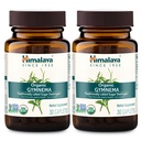 Himalaya Organic Gymnema Sylvestre - Herbal Glucose Metabolisme Support - USDA Organic, Non- GMO, Vegan, Gluten Free, Additive Free, 700 mg, 30 Caplets (Pack of 2)