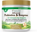 NaturVet - Avanceret Probiotika & Enzymes - Plus Vet Strength PB6 Probiotisk Name 124; Understøtter og Balancer Kæledyr med sensitive stomachs & fordøjelsesmæssige spørgsmål