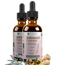 Rejuvica Sundhed Balanceret Femme - Menopause Support til Hot Flashs & Kvindelig Balance - Flydende levering til bedre Absorption - Black Cohosh, Dong Quai, Vitex, Maca Root & Mere!