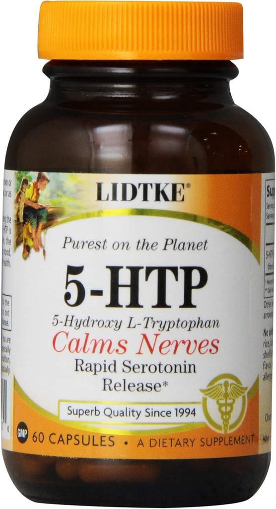 Lidtke Technologies Diet Supplement 5 HTP kapsler, 60 Greve