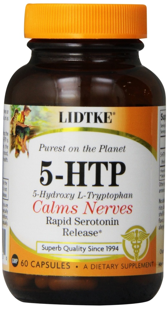 Lidtke Technologies Diet Supplement 5 HTP kapsler, 60 Greve