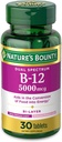 Vitamin B12 af Nature 's Bounty, Dual Layer Kosttilskud, Quick Release og Extended Release, Understøtter Energy Metabolisme og Nervesystemet Sundhed, 5000mcg, 30 tabletter