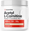 Bucked Up Acetyl L- Carnitin 1000mg Powder, Essentials (150 Servere, 150g per Container)