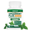 Spearmint Plus Supplement 1200mg - for fordøjelse, hud og mave sundhed, alternativ Spearmint Tea - USA Made & Testet - 60 Softgels
