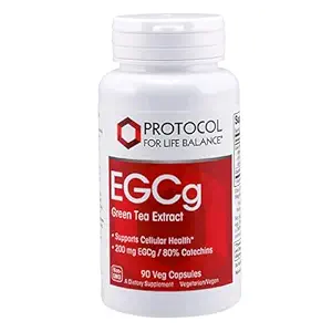 Protocol EGCg 200 mg - 200 mg EGCg Green Tea Extract - Phytonutrients & Polyphenols Supplement* - Kosher & Vegan - 90 Veg Capsules