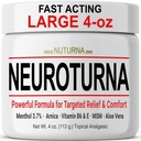 Neuropati nerve Relief Cream - Hurtig fungerende Max Relief for feet hænder Legs Toes Back - Ultra Strength Menthol Arnica Aloe Vera MSM, Lindrende naturlige nerve Comfort Relief, Paraben- Free 4 Oz