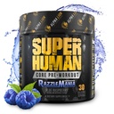 LION Core Pre Workout w / Creatin for Performance, Beta alanin for Muscle, Powder, L- Citrullin for Pump & Tri- Source Coffein for Sustained Energy (30 Servere, Blå Raspberry Flavor)