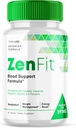 Zenfit kapsler, Zen Fit Blood Support Formel piller, Zenfit Sugar Support, Zen Fit Advanced Formel Natural Keto Support Supplement, Zen Fit Blodkapsler Kosttilskud (60 Kapsler)