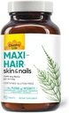Country Life Maxi- Hair Supplement - 2000mcg biotin & vitaminer til hår, hud & negle - Certificeret Gluten- Free & Vegetar - Understøtter hårvækst, 90 tabletter