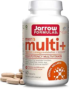 Jarrow Formulas Mænd Multi + Multivitaminer, Multivitamin til mænd, 60 tabletter, 30 dages forsyning