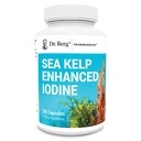 Dr. Berg Sea Kelp Forbedret jod - 200 mcg premium jod - Tang Blend indeholder Klamath Blue- Green Algae & Sea Kelp - 90 kapsler