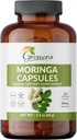 Organic Moringa Capsules - 120 Greve # 124; Pure Moringa Oleifera Leaf Powder Pills # 124; Natural Superfood Supplement # 124; Herbal Energy & Antioxidant Support # 124; Vegan, Non- GMO, Single Origin Malunggay