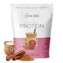 One Sol Lean Plant- baseret protein pulver, Pea & Brown Rice Protein, Low Carb, Vegansk Friendly - Gluten, Lactose, & Soy Free - Ingen tilsat sukker, ikke-GMO, Ren ernæring, Ingen bloating (Horchata)