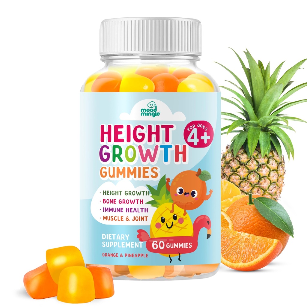Højde Vækst Gummier supplement - Kids Teens Højde Increaser Maximizer Grow Taller Vitaminer