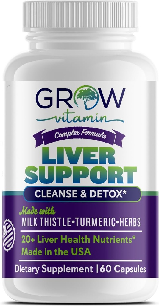 vokser vitamin lever rense Detox kapsler w / Unique Blend of Milk Thistle, Artiskoke & Mælkebøtte ekstrakt - Lever supplement omfatter gurkemeje, rødbeder & cholin - 60 kapsler