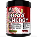 Evolution EVL BCAAs Aminosyrer Powder - BCAA Energy Pre Workout Powder for Muscle Recovery Lean Growth and Endurance - Rehydrating Post Workout Recovery Drikke med naturlig koffein - Cherry Limeade