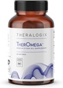 Theralogix TherOmega Omega-3 Fish Oil Supplement - Understøtter hjerte, hjerne, immunforsvar og fælles sundhed * - 700 mg DHA & EPA fra Wild Alaska Pollock - bæredygtigt sourced - NSF Certificeret - 90 Softgels