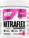 GST SPORT Nitraflex Advanced Pre- Workout Powder, Øger blodgennemstrømningen, øger styrke og energi, forbedrer motion ydeevne, Kreatin-fri (Watermelon, 30 Servere)