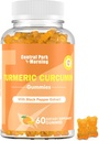 Gurkemeje Gummier, Ekstra Styrke fælles støtte Gummier med gurkemeje Curcumin, Vegansk Non- GMO, Kosttilskud, 60 Tæl