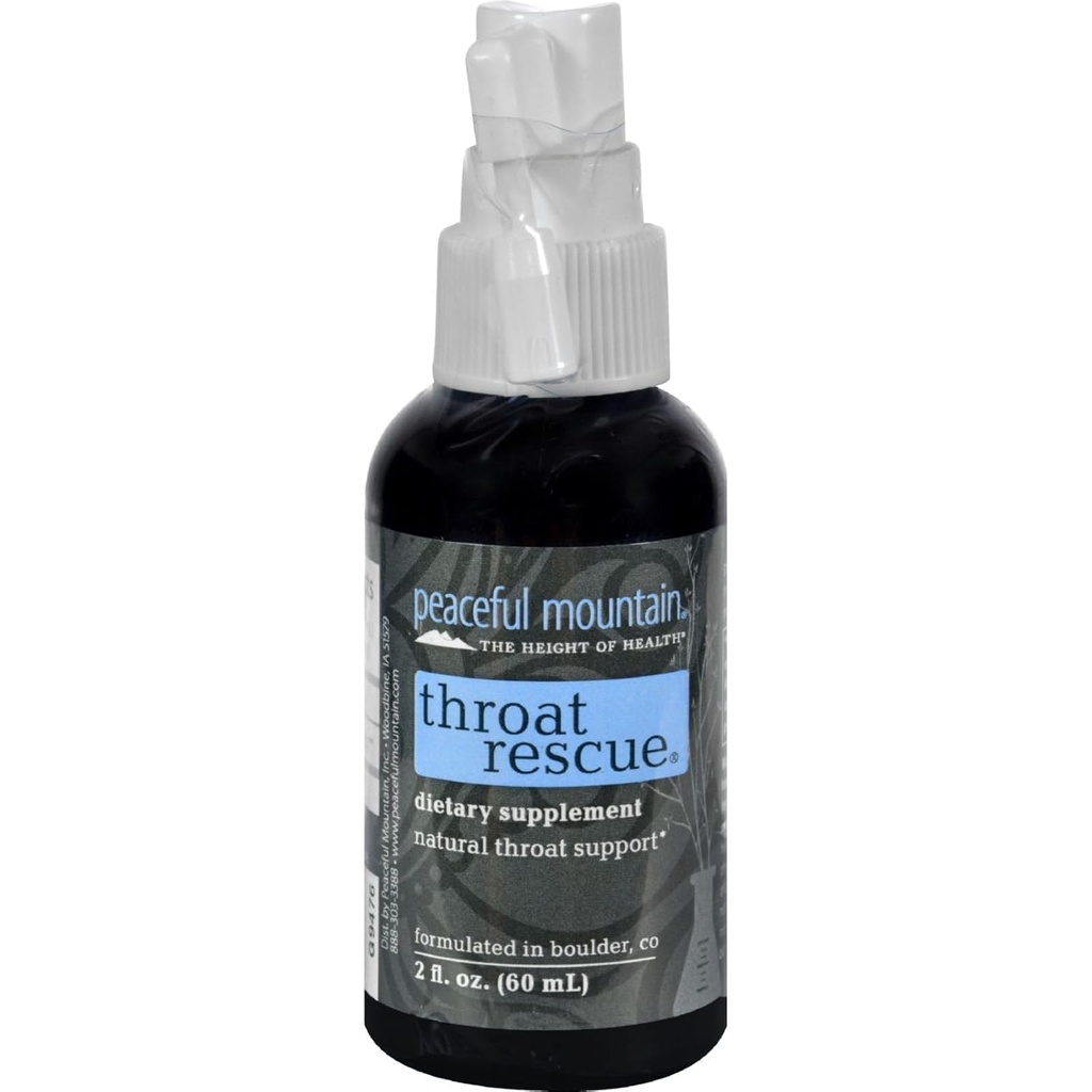 Fredelige Mountain Throat Rescue - Throat Spray for Natural Throat Support - 2oz