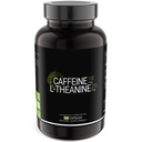 SYMNUTRITION Koffein 100mg, L- Theanine 200mg - 120 Count (V- Kapsler) / 120 Servering: Fremstillet i en cGMP- Registreret facilitet i USA; Vegan & Gluten Free