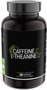 SYMNUTRITION Koffein 100mg, L- Theanine 200mg - 120 Count (V- Kapsler) / 120 Servering: Fremstillet i en cGMP- Registreret facilitet i USA; Vegan & Gluten Free