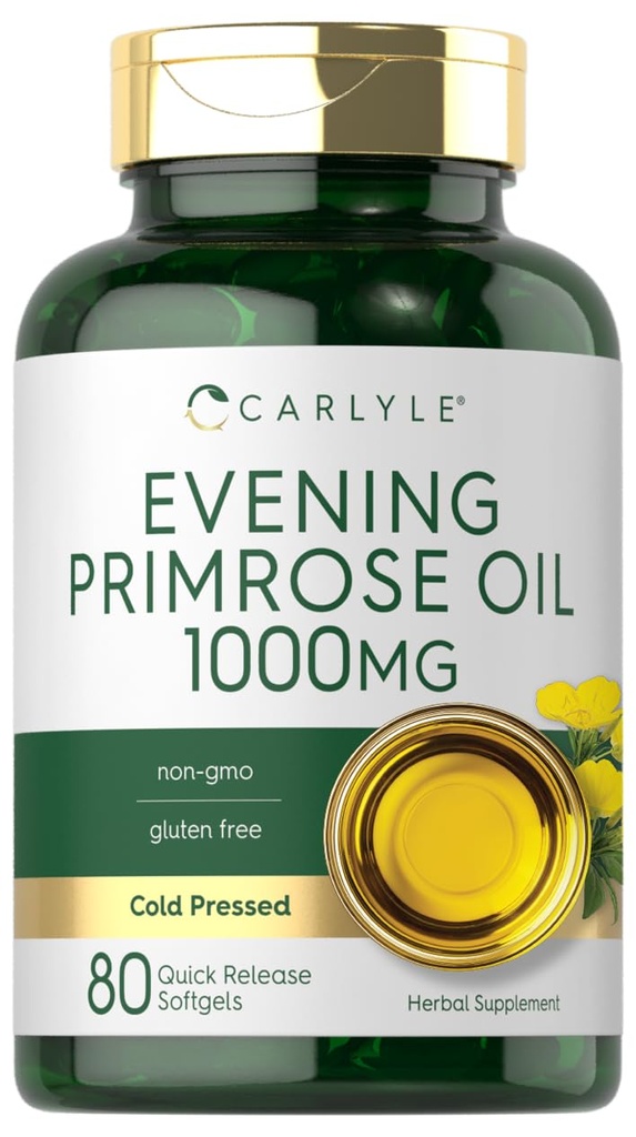 Carlyle Evening Primrose Oil Capsules 1000mg